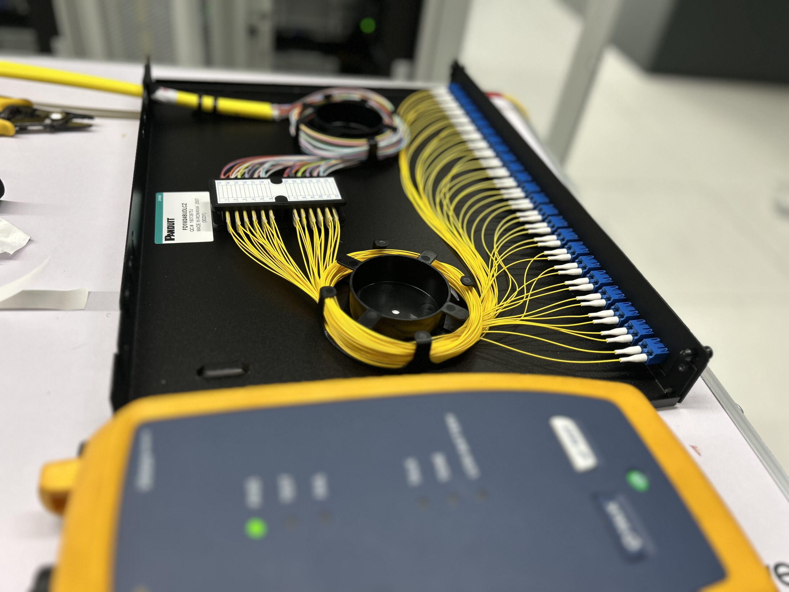Panduit fiber splicing OptiFits